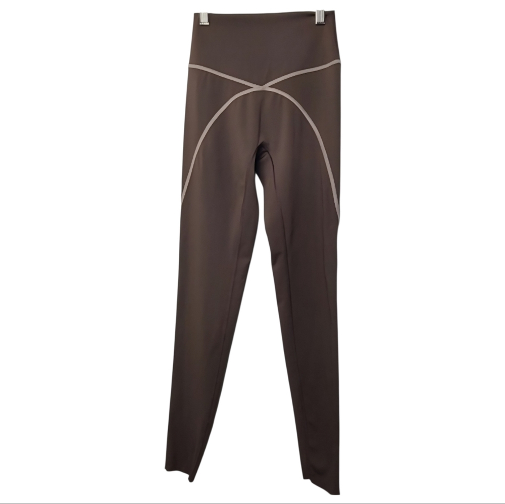 OFFLINE by Aerie Goals 7/8 High Rise Leggings XS Brown Workout Gym Yoga Casual